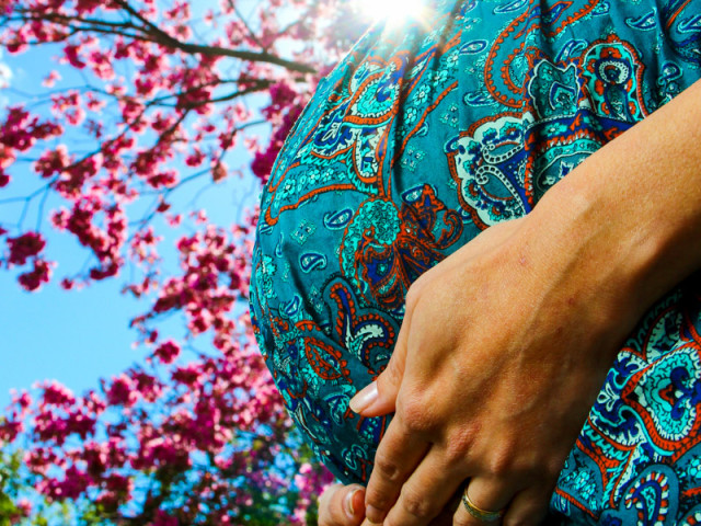 Barriga de grávida não tem dona